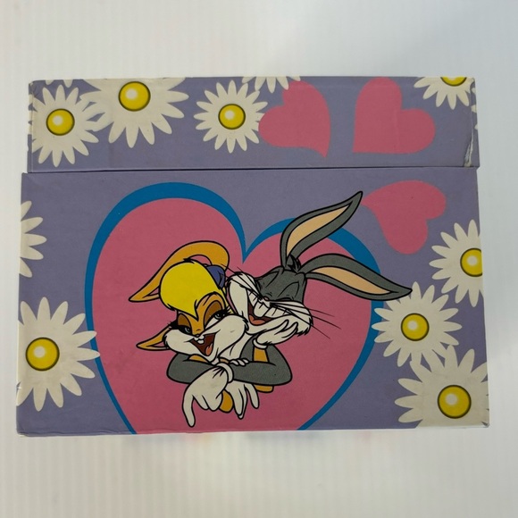 Bugs & Lola Musical Jewelry Box 1997 Renewed from WB 1935"Merrily We Roll Along" - Picture 4 of 14